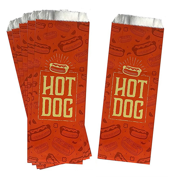 Foil Line Paper Bags for Hot Dog