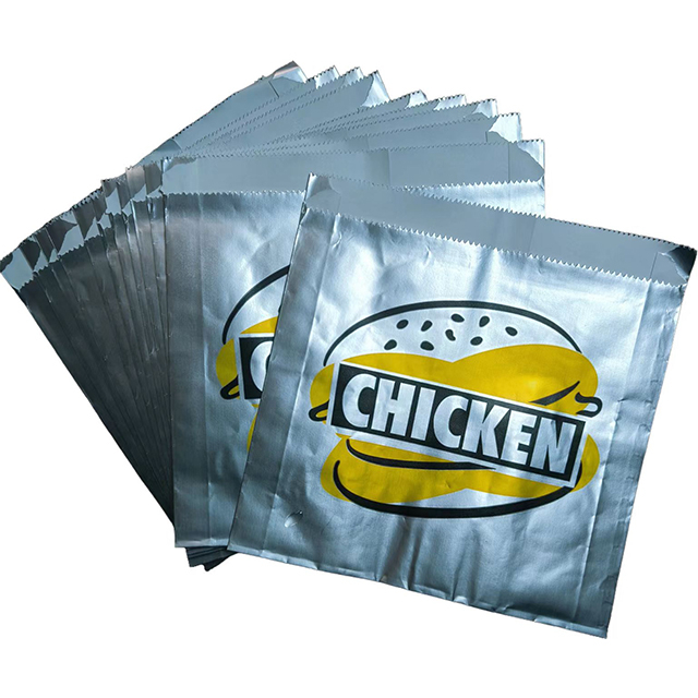 Foil Outside Paper Bags for Chicken